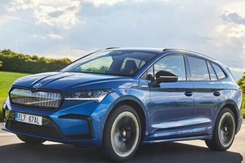 Skoda Enyaq kék