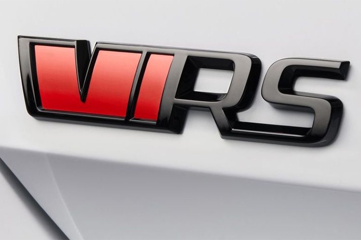 Skoda RS logó piros